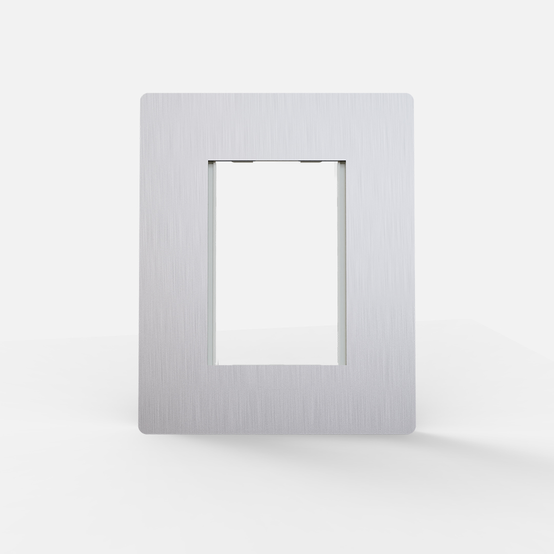 TAPA SERIE ARTE ALUMINIO