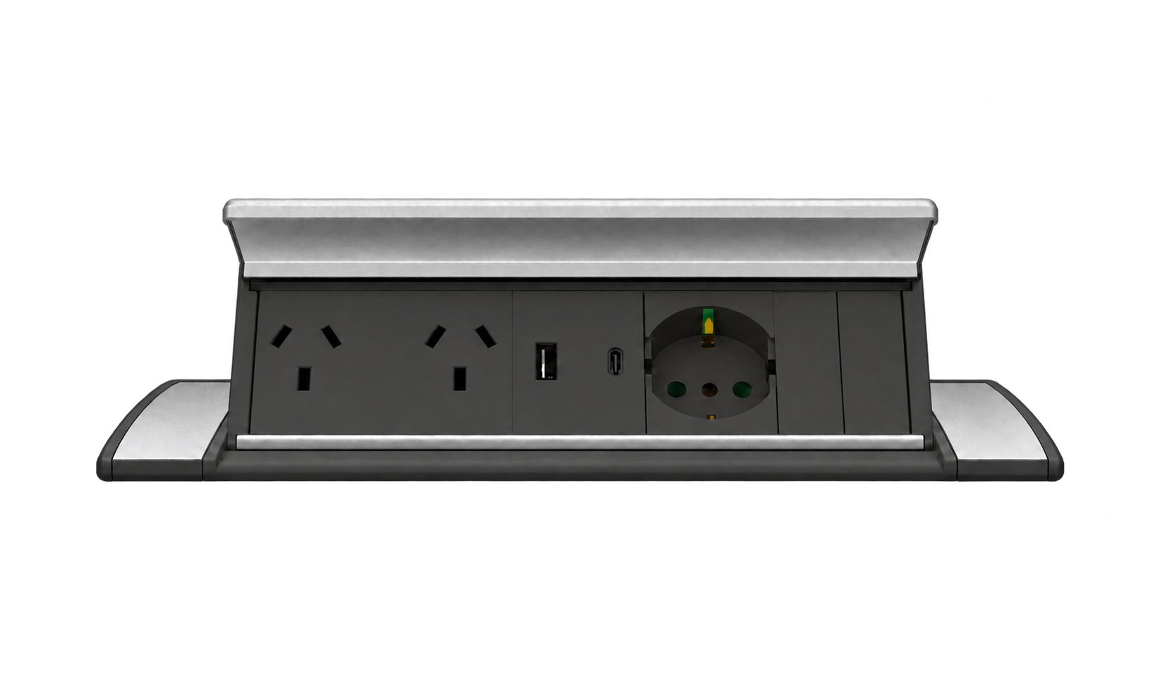 Tomadoble 6997/USBAC/SCHUKO/tapitas ciego2